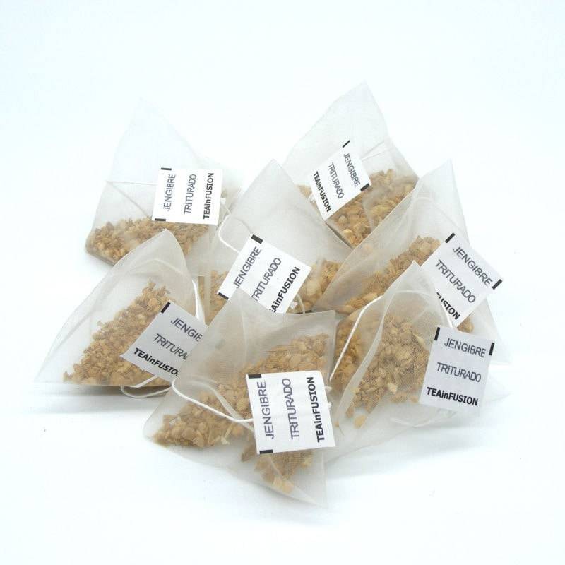Infusión Jengibre Pirámides Biodegradables | TeaInfusion