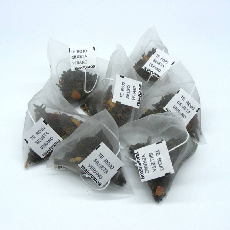 Té rojo Silueta de Verano Pirámides Biodegradables | TeaInfusion Té rojo Silueta de Verano Pirámides Biodegradables | TeaInfusion