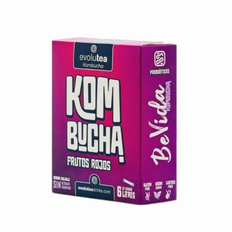 Kombucha Frutos Rojos Soluble Evolutea