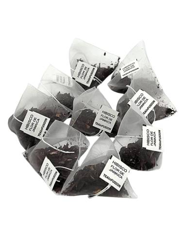 Pirámides Biodegradables de Hibisco - flor de Jamaica - TEAINFUSION