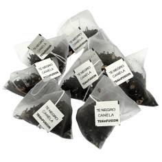 Pirámides Biodegradables Té negro Canela - TEAINFUSION