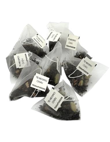 Pirámides Té negro Chai - Compostables - TEAINFUSION