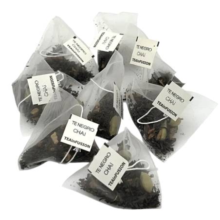 Pirámides Té negro Chai - Compostables - TEAINFUSION