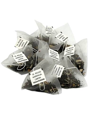 Pirámides Té rojo Pu-erh Naranja Limón - TEAINFUSION