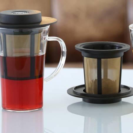 Vaso de Borosilicato 280ml Finum Bistrot System | TEAinFUSION